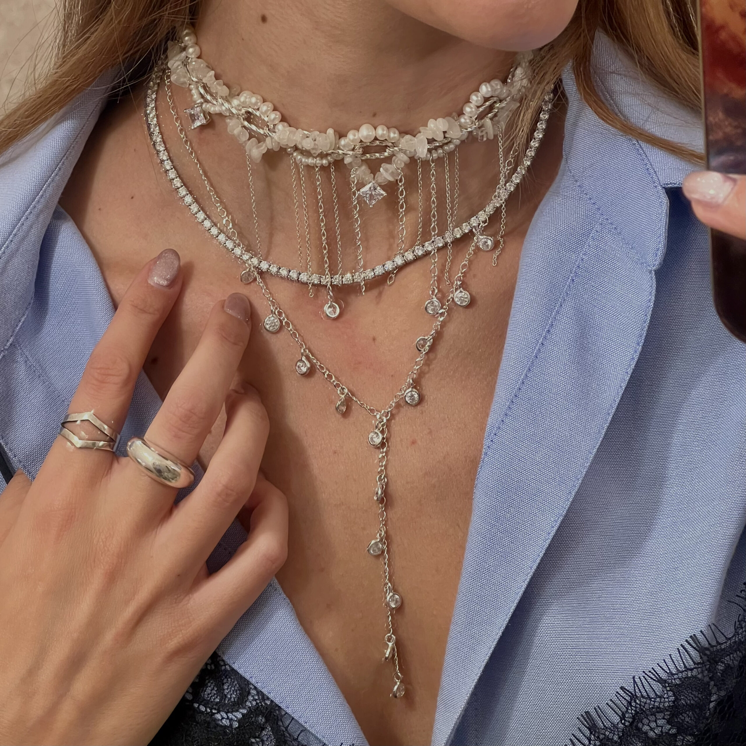 Collana moon drops - immagine 3